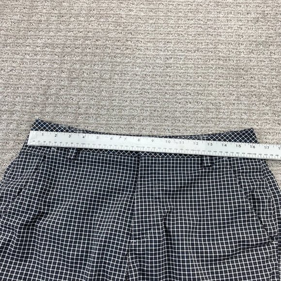 PUMA Golf Shorts Men 32 Gray Checkered Chino Short Pants Outdoor Casual Pocket - Picture 7 of 11